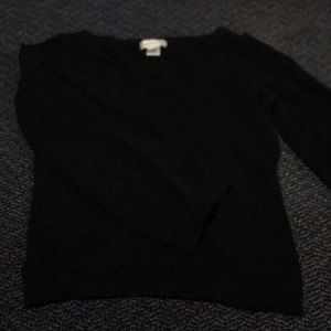 black long sleeve sweater